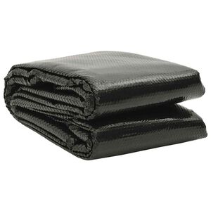 vidaXL Rechteckige Poolabdeckung 800x500 cm PE Schwarz