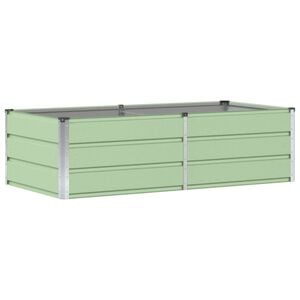vidaXL Pflanzk&uuml;bel Gr&uuml;n 160 x 80 x 45 cm Stahl