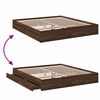 vidaXL Bettgestell mit Schubladen Braun Eichen-Optik 180x200 cm