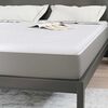 vidaXL Matratzenauflage Wei&szlig; 160 x 200 cm Strickstoff