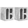 vidaXL Nachttisch ELST 2 stk. Beton Grau 40 x 35 x 50 cm Holzwerkstoff