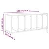 vidaXL Plattenschrank Sonoma-Eiche 100x38x48 cm Holzwerkstoff