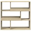 vidaXL B&uuml;cherregal/Raumteiler Sonoma-Eiche 100x33x94,5 cm