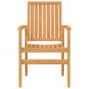 vidaXL 5-tlg. Garten-Essgruppe Massivholz Teak
