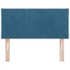 vidaXL LED Kopfteil Dunkelblau 100 cm Kunstleder