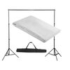 vidaXL Fotohintergrund-System 300 x 300 cm Wei&szlig;