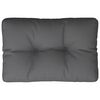 vidaXL Palettenkissen Anthrazit 60x40x12 cm Stoff