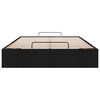 vidaXL Ottoman-Bett ohne Matratze Schwarz 120x200 cm Stoff