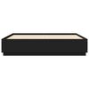vidaXL Bettgestell Schwarz 200x200 cm Holzwerkstoff