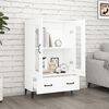 vidaXL Highboard Wei&szlig; 70x31x115 cm Holzwerkstoff