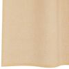 vidaXL Voile Vorh&auml;nge mit Stangentaschen 2 Stk. Sandfarbe