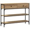 vidaXL Konsolentisch Artisan-Eiche 100 x 25 x 75 cm Holzwerkstoff