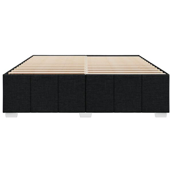 vidaXL Bettgestell ohne Matratze Schwarz 180x200 cm Stoff
