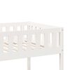 vidaXL Etagenbett Wei&szlig; 75x190 cm Massivholz Kiefer