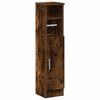 vidaXL Badezimmerschrank mit Rollenhalter R&auml;uchereiche 20,5x22x90 cm