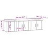 vidaXL 3-tlg. TV-Schrank-Set Sonoma-Eiche Holzwerkstoff