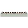vidaXL Ottoman-Bett ohne Matratze Hellgrau 120x190 cm Samt