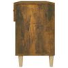 vidaXL Schuhschrank R&auml;uchereiche 102x35x55 cm Holzwerkstoff