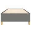 vidaXL Bettgestell ohne Matratze Dunkelgrau 100x200 cm Stoff
