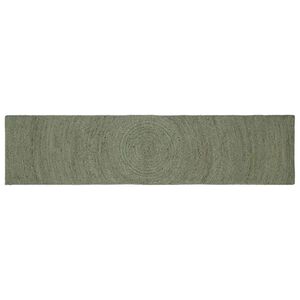 vidaXL Bereichsteppiche Olive Gr&uuml;n 60 x 200 cm Jute