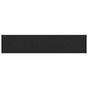 vidaXL Fensterbank Schwarz mit Holzmaserung 140 x 35 x 4,5 cm PVC