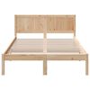 vidaXL Bettgestell Braun 120 x 200 cm Massivholz Kiefer