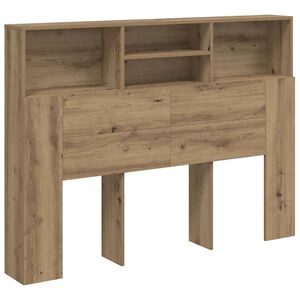 vidaXL Kopfteilschrank Artisan-Eiche 140 x 19 x 103,5 cm