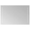vidaXL LED-Badezimmerspiegel Transparent 60 x 40 cm Geh&auml;rtetes Glas