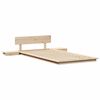 vidaXL Bettgestell Braun 80 x 200 cm Holz