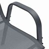 vidaXL Stapelbare Gartenst&uuml;hle 2 Stk. Grau Textilene
