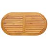 vidaXL Tischplatte &Ouml;l-Natur 110 x 55 x 2 cm Massivholz Akazie