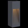vidaXL Solar LED Wegeleuchte 2 pcs Anthrazit Kalt gewalzter Stahl