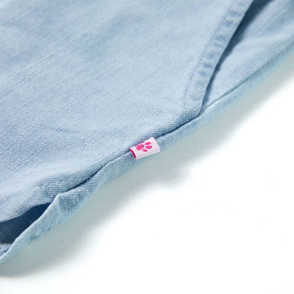 Kindershorts Helles Jeansblau 140