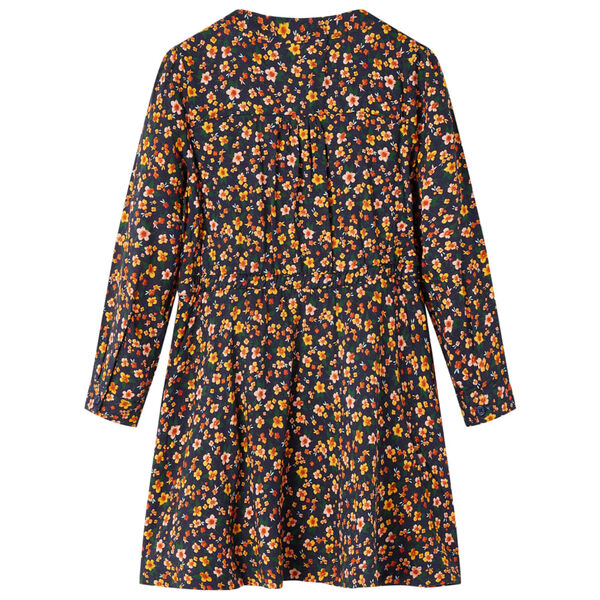 Kinderkleid mit Langen Ärmeln Marineblau 104