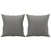 vidaXL 2-Sitzer-Sofa mit Kissen Dunkelgrau 140 cm Stoff
