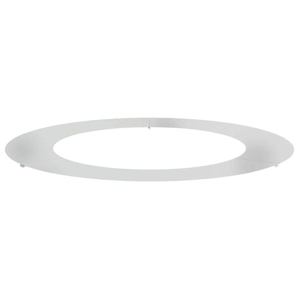 vidaXL geeignet f&uuml;r flachen Baumring Silber &Oslash;60 / 90 cm Verzinkter Stahl