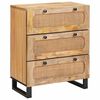 vidaXL Sideboard Braun Massivholz Mango