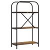 vidaXL B&uuml;cherregal Ger&auml;ucherte Eiche 60 x 30 x 109 cm Holzwerkstoff
