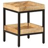 vidaXL Beistelltisch Braun 35 x 35 x 45 cm massives Mangoholz