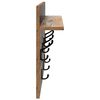 vidaXL Wandmontierter nachttisch Altholz 60 x 40 x 12 cm Holzwerkstoff