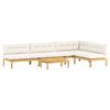 vidaXL 5 St&uuml;ck Garten Pallet Sofa Einheiten Massivholz Akazie