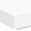 vidaXL Couchtisch mit LED-Leuchten Wei&szlig; 100x100x31 cm