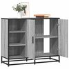 vidaXL Sideboard Grau Sonoma 92x35x76 cm Holzwerkstoff