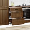 vidaXL K&uuml;chen-Unterschrank Lucca Braun Eichen-Optik Holzwerkstoff