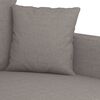 vidaXL Sessel Taupe 60 cm Stoff