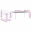 vidaXL Garten Essgruppe 7 pcs Braun Massivholz Akazie