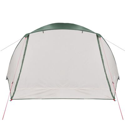 vidaXL Campingzelt mit Vorzelt 4 Personen Grün Wasserdicht