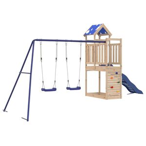 vidaXL Spielturm Massivholz Kiefer