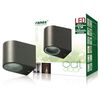 Ranex LED-Wandleuchte 3 W Grau 5000.332
