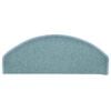 vidaXL Stufenmatten 15 Stk. 65x24x4 cm Seeblau Halbrund Gro&szlig;